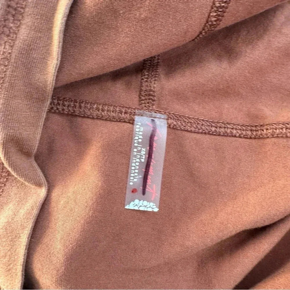 New Free People Movement Hot Shot Hooded Skortsie One Piece Skort Brown XS - Picture 7 of 9